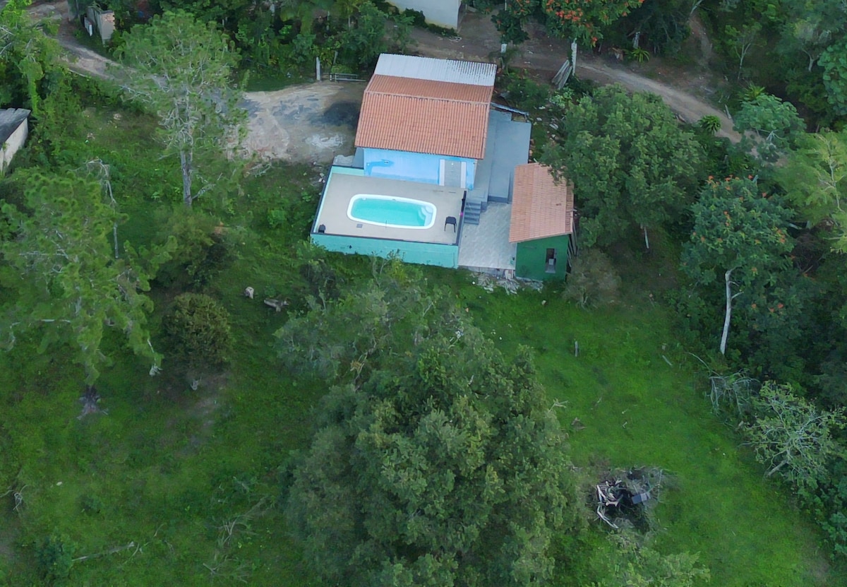 Casa com piscina em Iporanga, no PETAR.