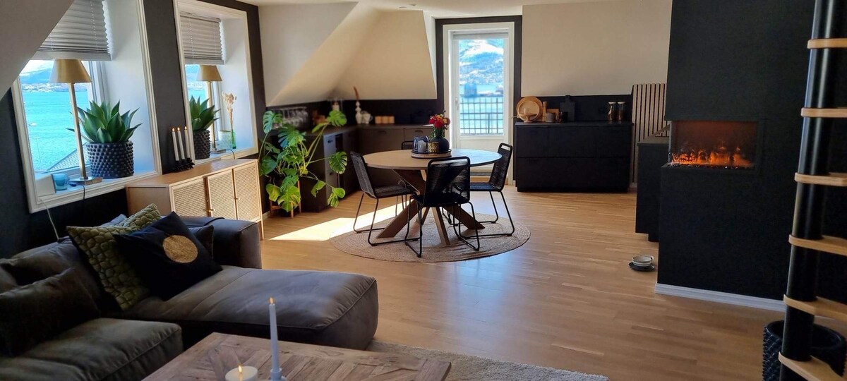 Moderne leilighet i Ålesund sentrum med takterasse