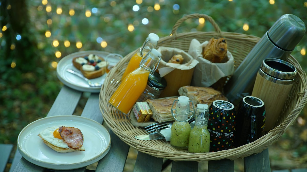 Bulle suspendue Ô Pays Des Bois + petit déjeuner