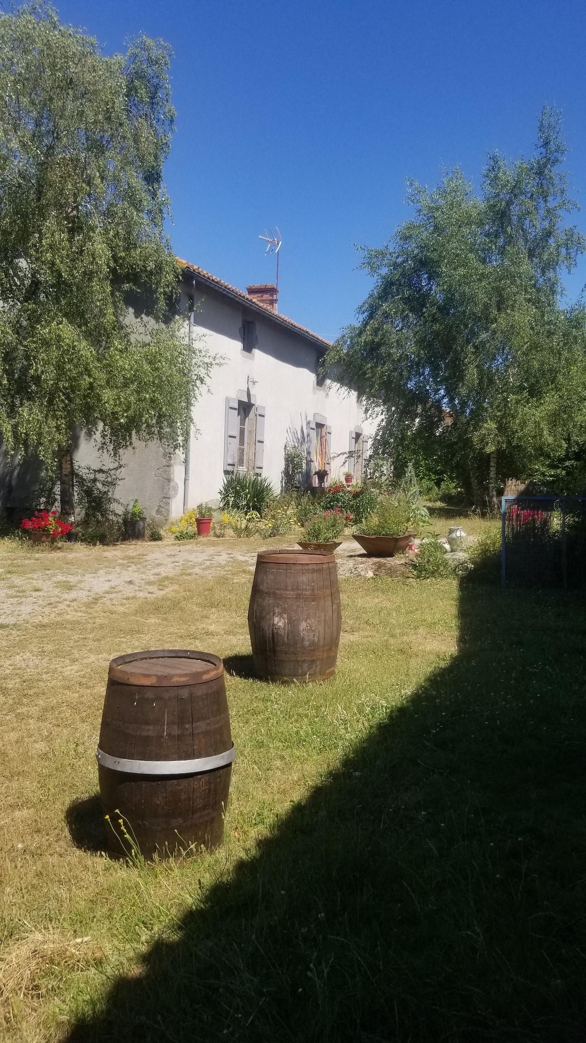 Chambre double dans un endroit calme et champêtre