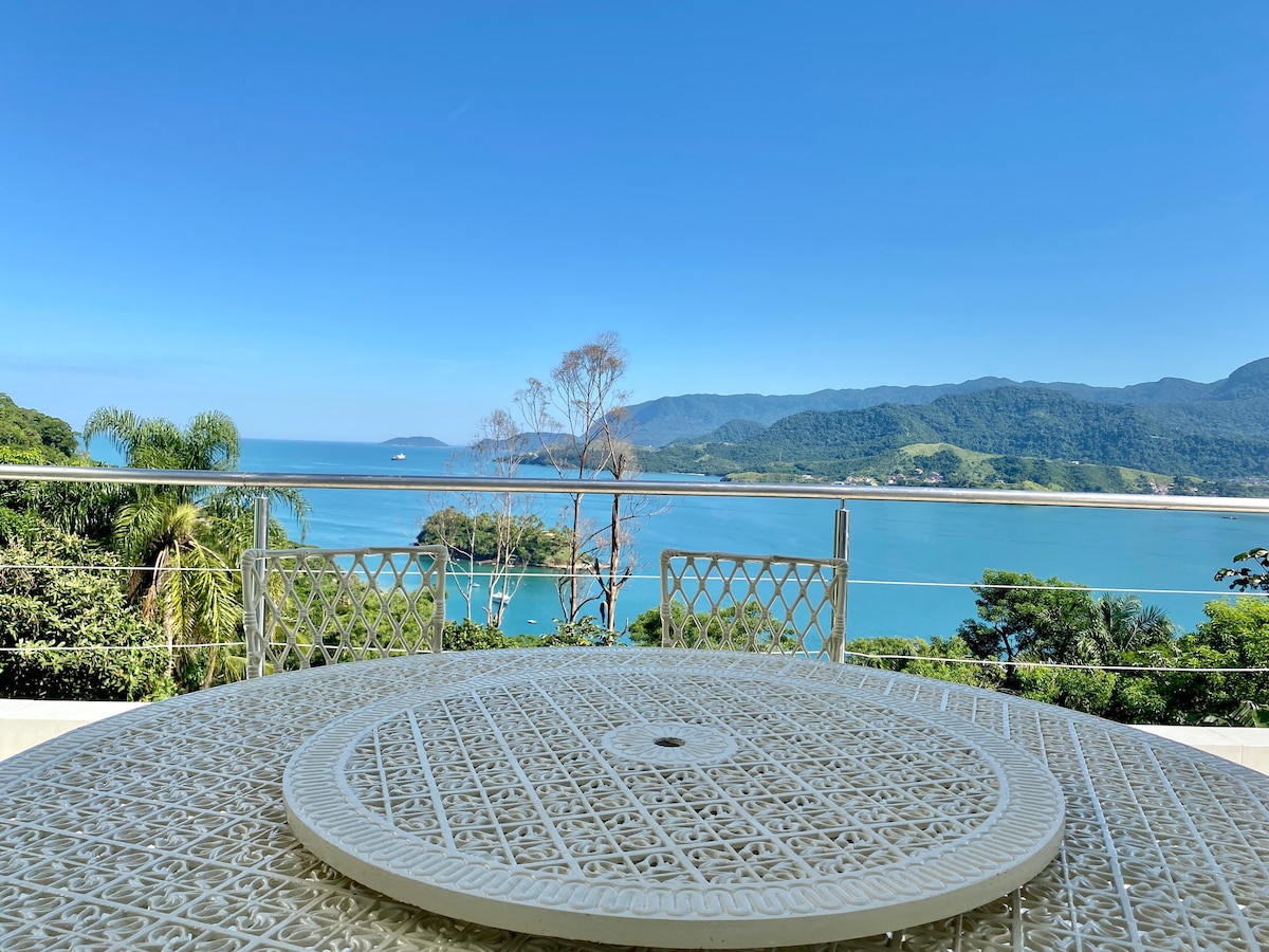 Casa com Vista Espetacular to the Sea of Ilhabela