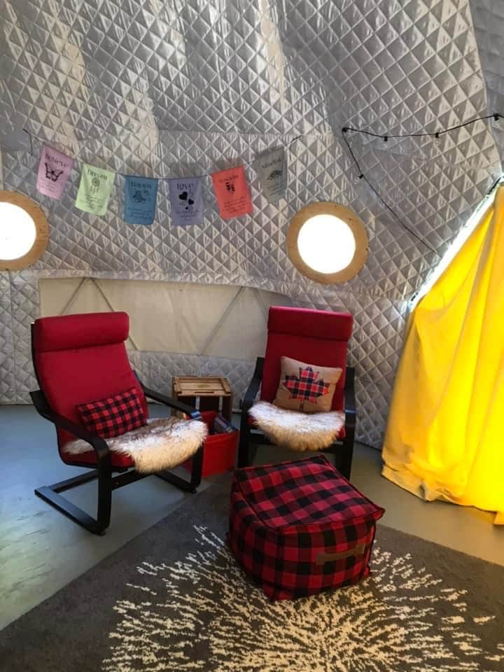 SIMPLY GLAMPING.   The Happy Dome