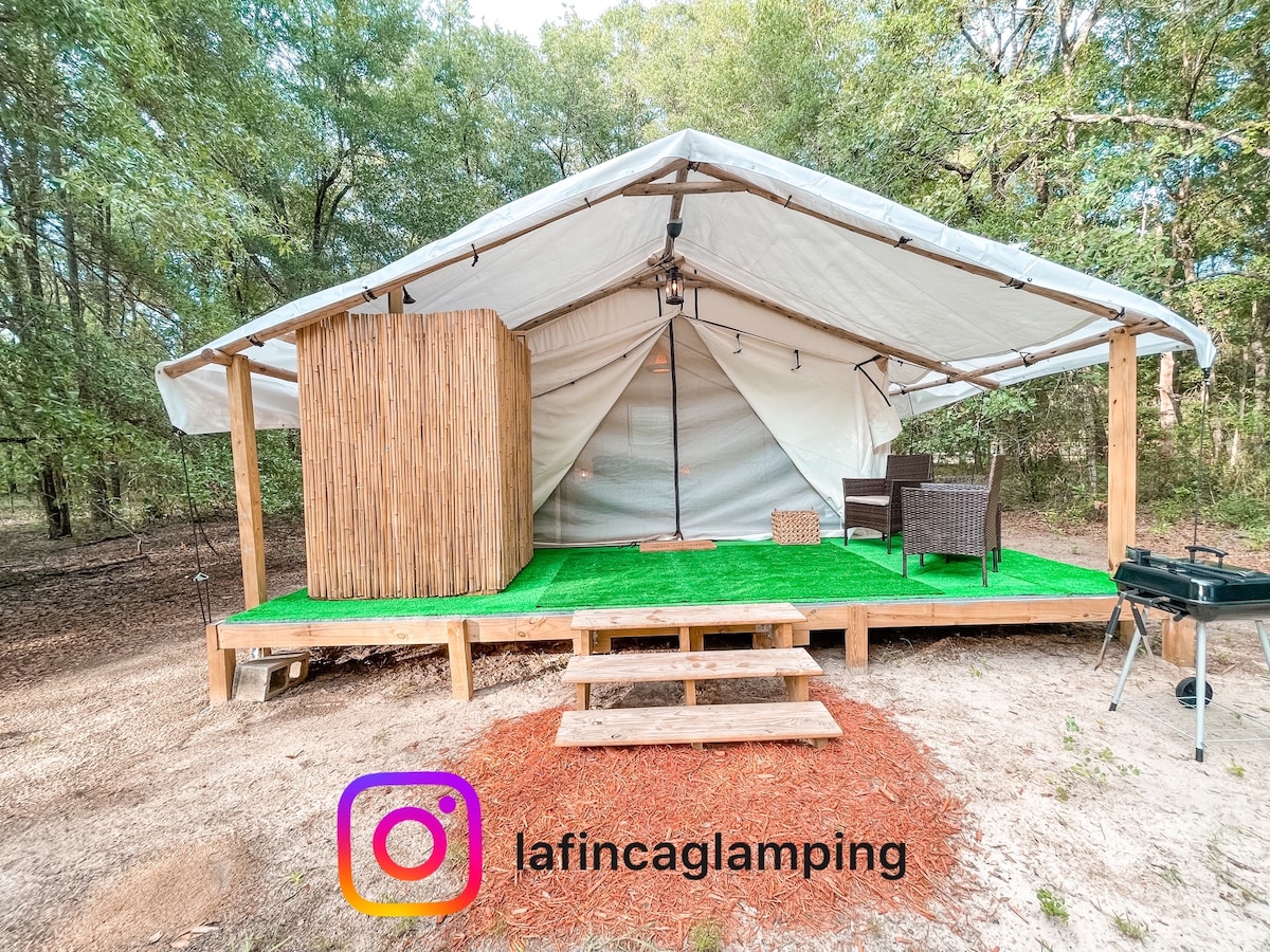 Cozy Glamping tent near beautiful springs