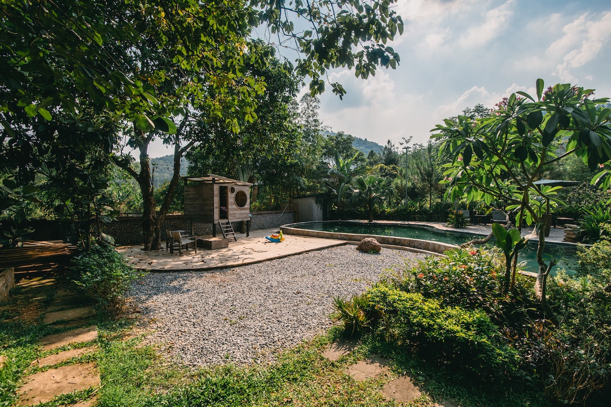 奥花园（ Ao Garden ） -砖屋（ Brick House ） ，紧邻新百机场（ Noi Bai Airport ）