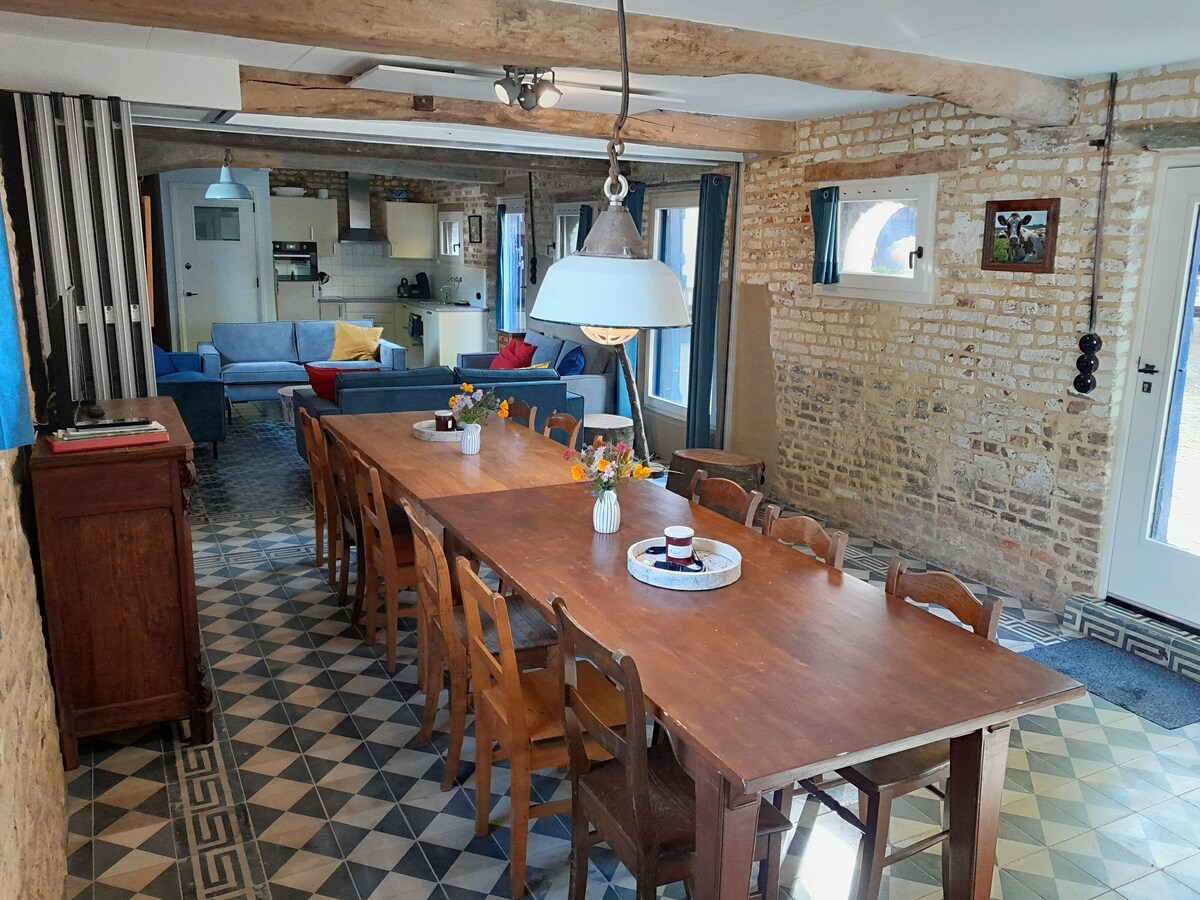 Spacious 6-bedroom accommodation in old goat farm