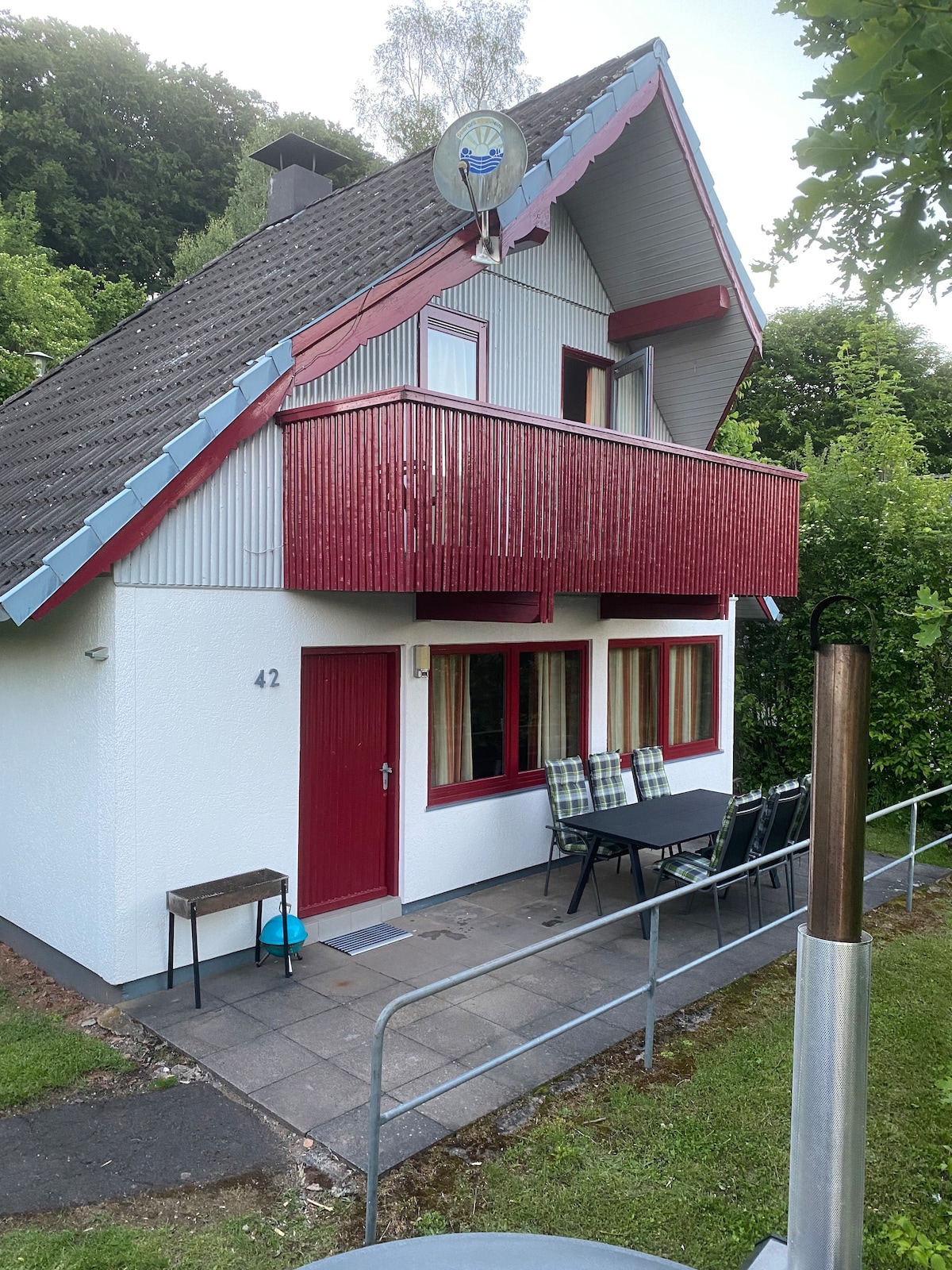 Ferienhaus mit Sauna und Hottub