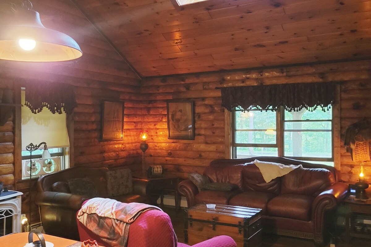 Beautiful roomy log cabin on the Salmon River