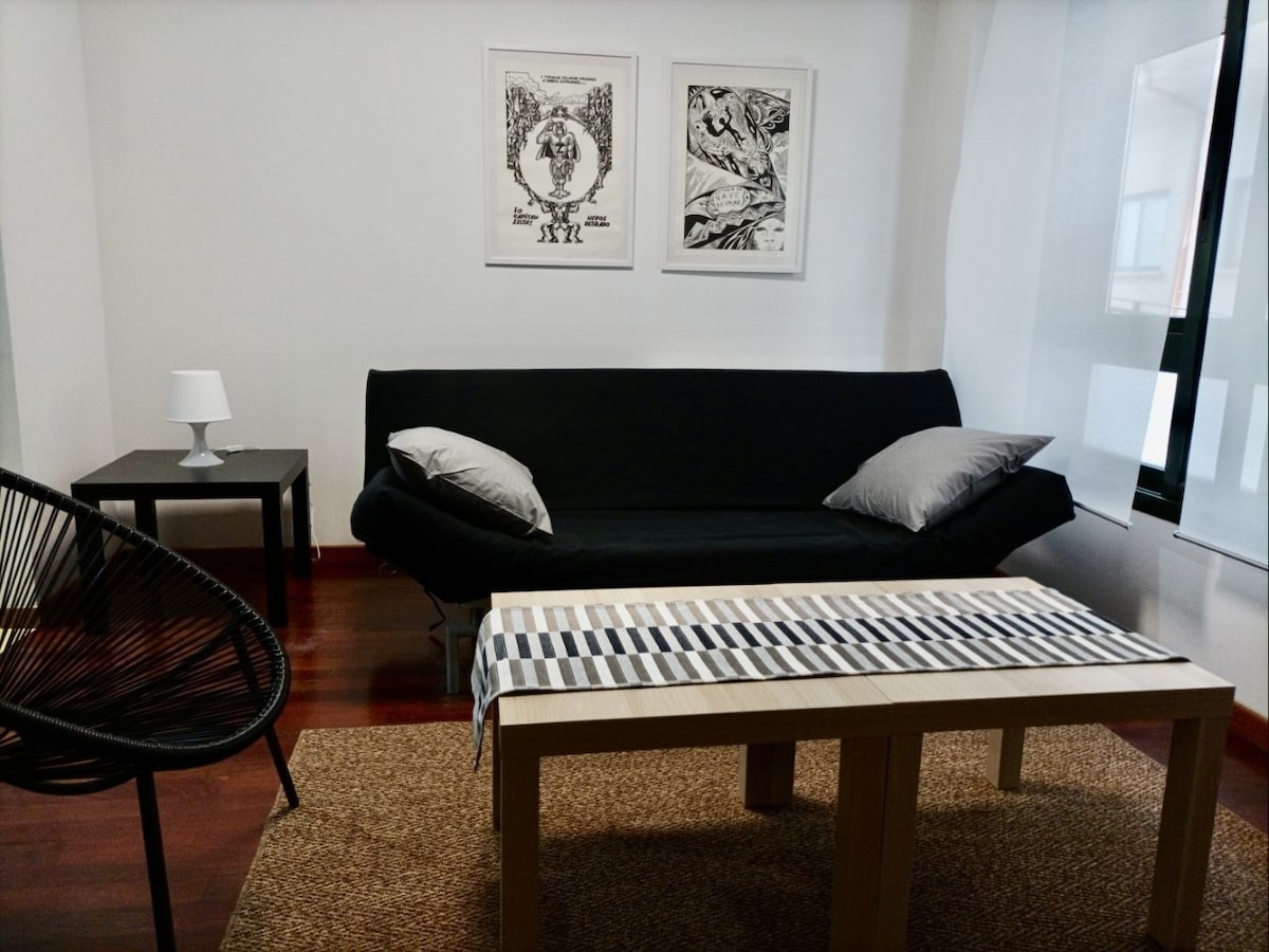 Apartamento en Ribeira, a 50 m. de playa Coroso