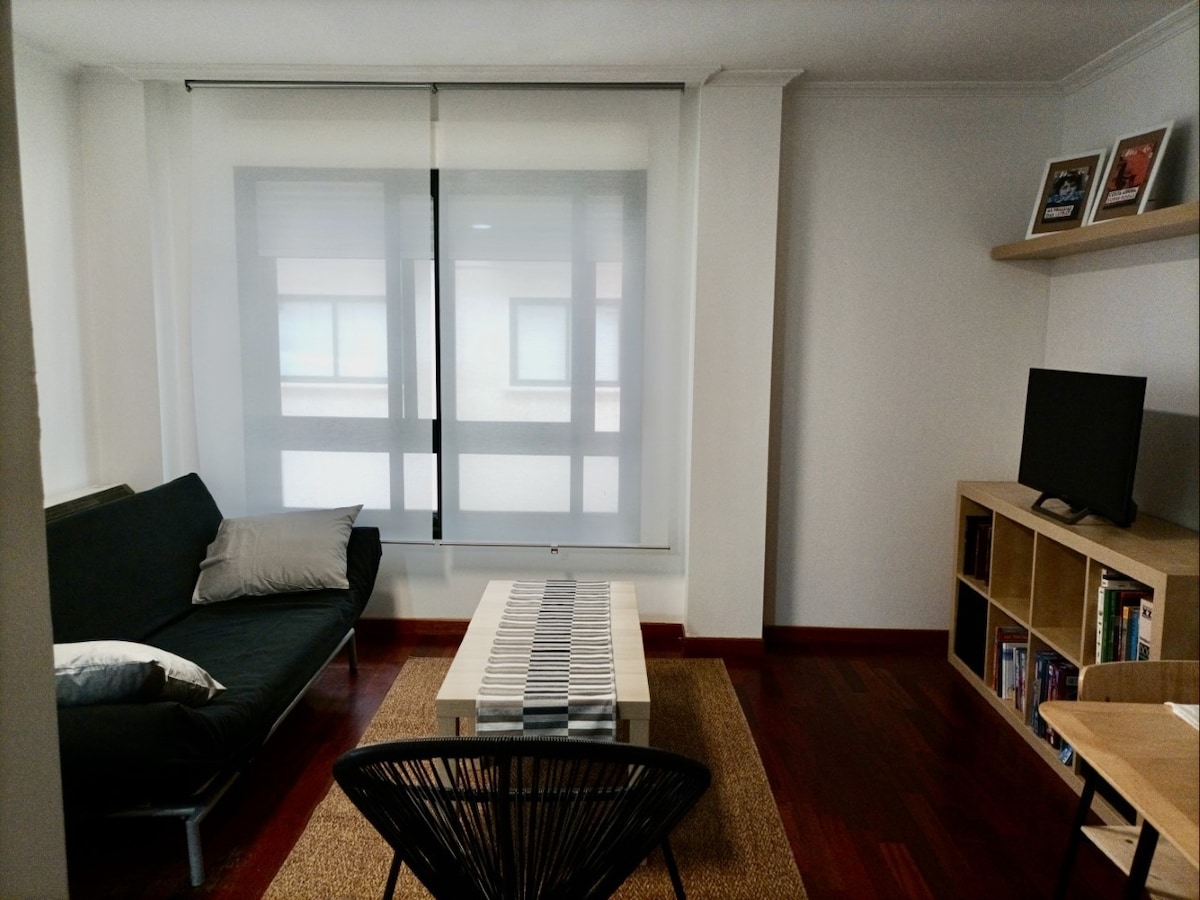 Apartamento en Ribeira, a 50 m. de playa Coroso