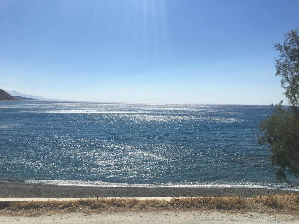克里特岛Tzortzaki-Olympos/Myrtos海滩别墅