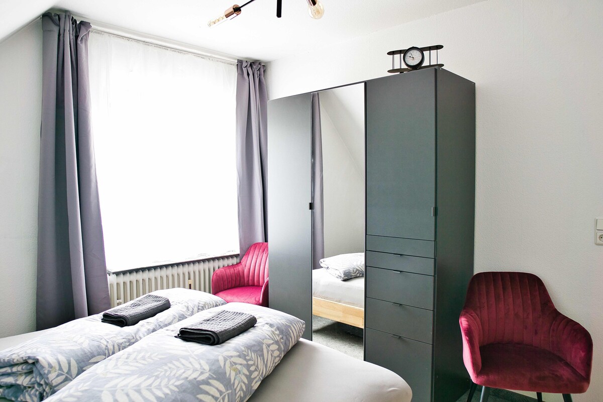 时尚的2间卧室， 50平方米，海德加滕附近的公寓