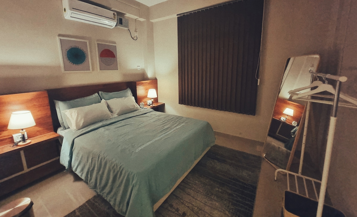 舒适的3卧室公寓，配备现代化便利设施。