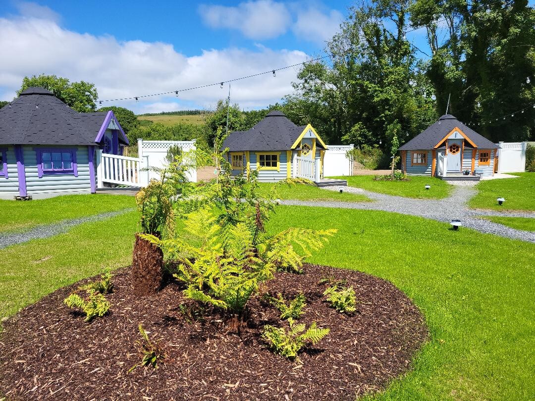 Our Heather Bell Glamping Cabin with Hot Tub.