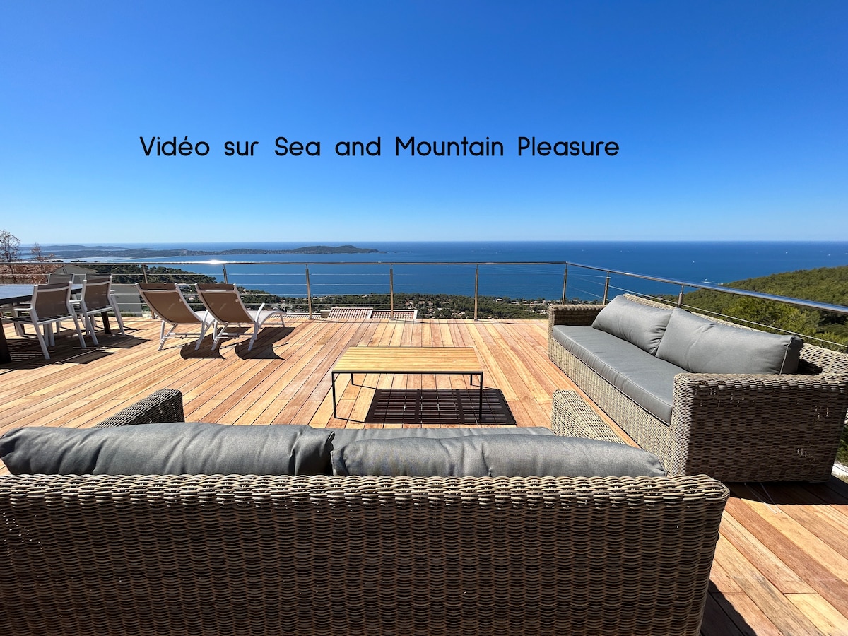 Villa 4* vue sur les Iles d'Or-Villa Vue Mer 180°