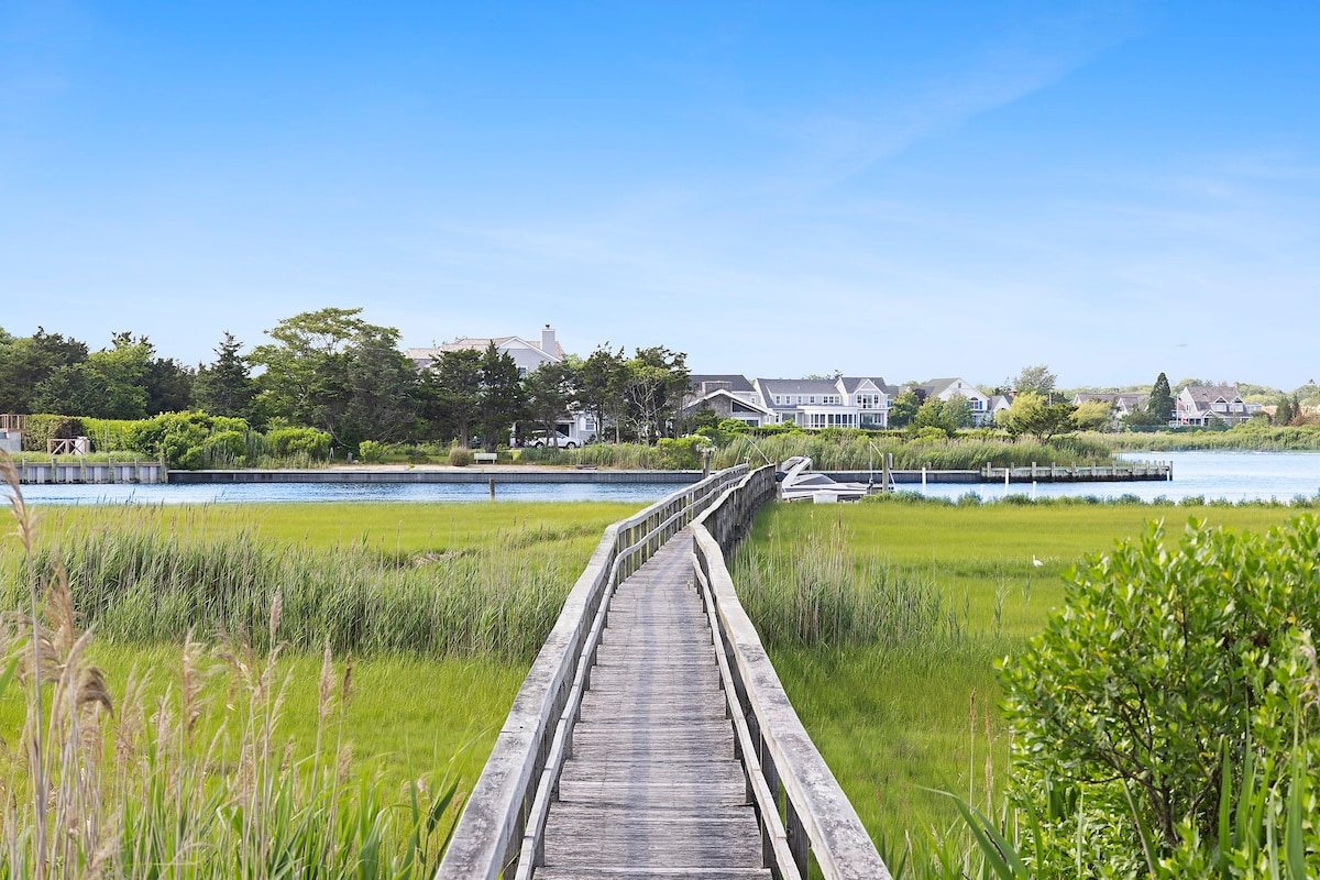 Dune Rd Village滨海私人海滩通道