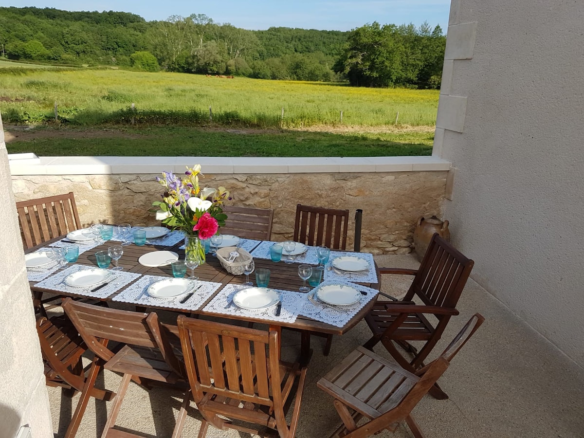 Maison de maître à la campagne