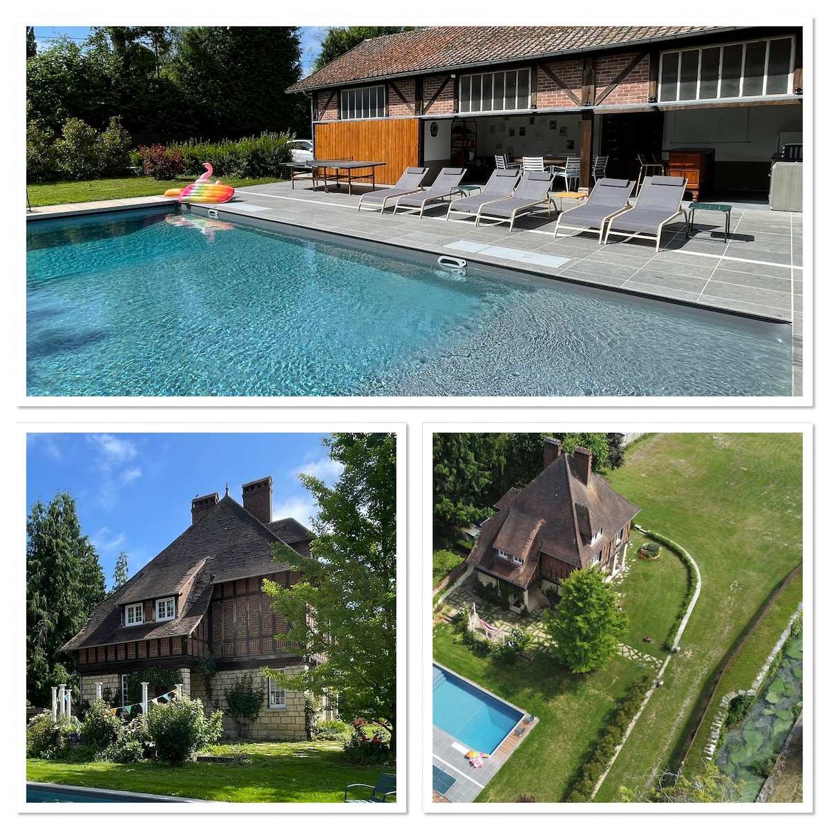 诺曼德别墅（ Villa Normande ） ，温水泳池，桑拿（巴黎1小时）