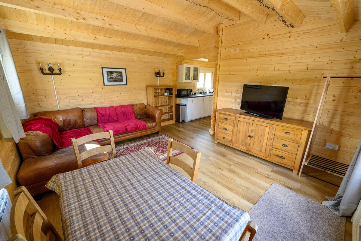 Dog-friendly lodge with large secure paddocks