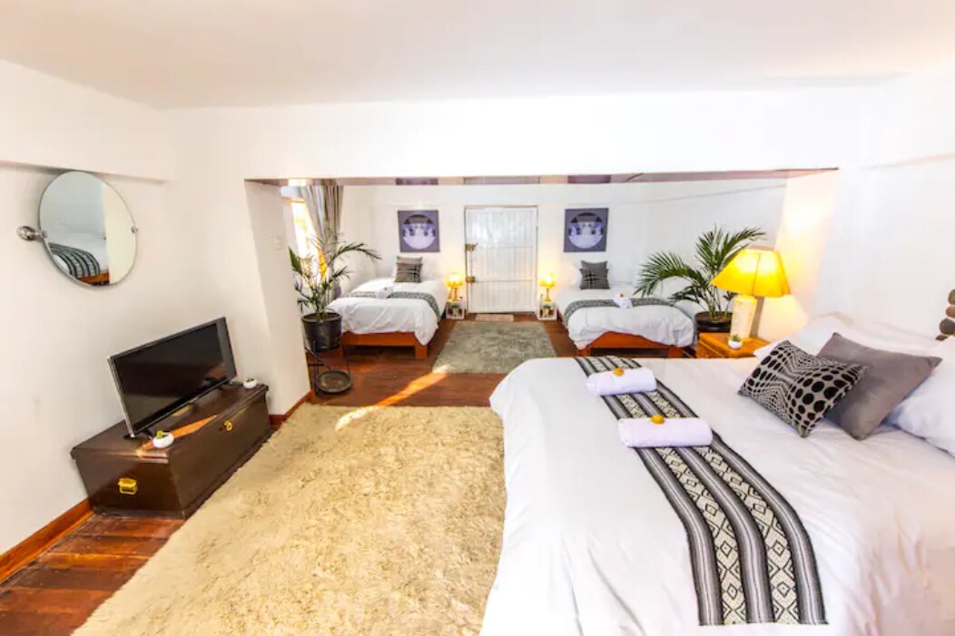 Spacious apartment with a beautiful view of Cusco