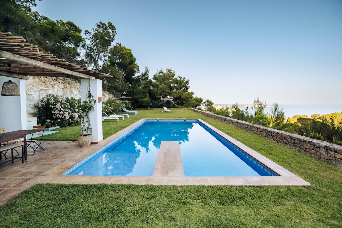 Villa con increíbles vistas en Ibiza