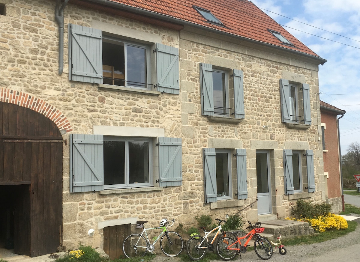 Roue d'escampette lit dans Gîte d'étape véloroute