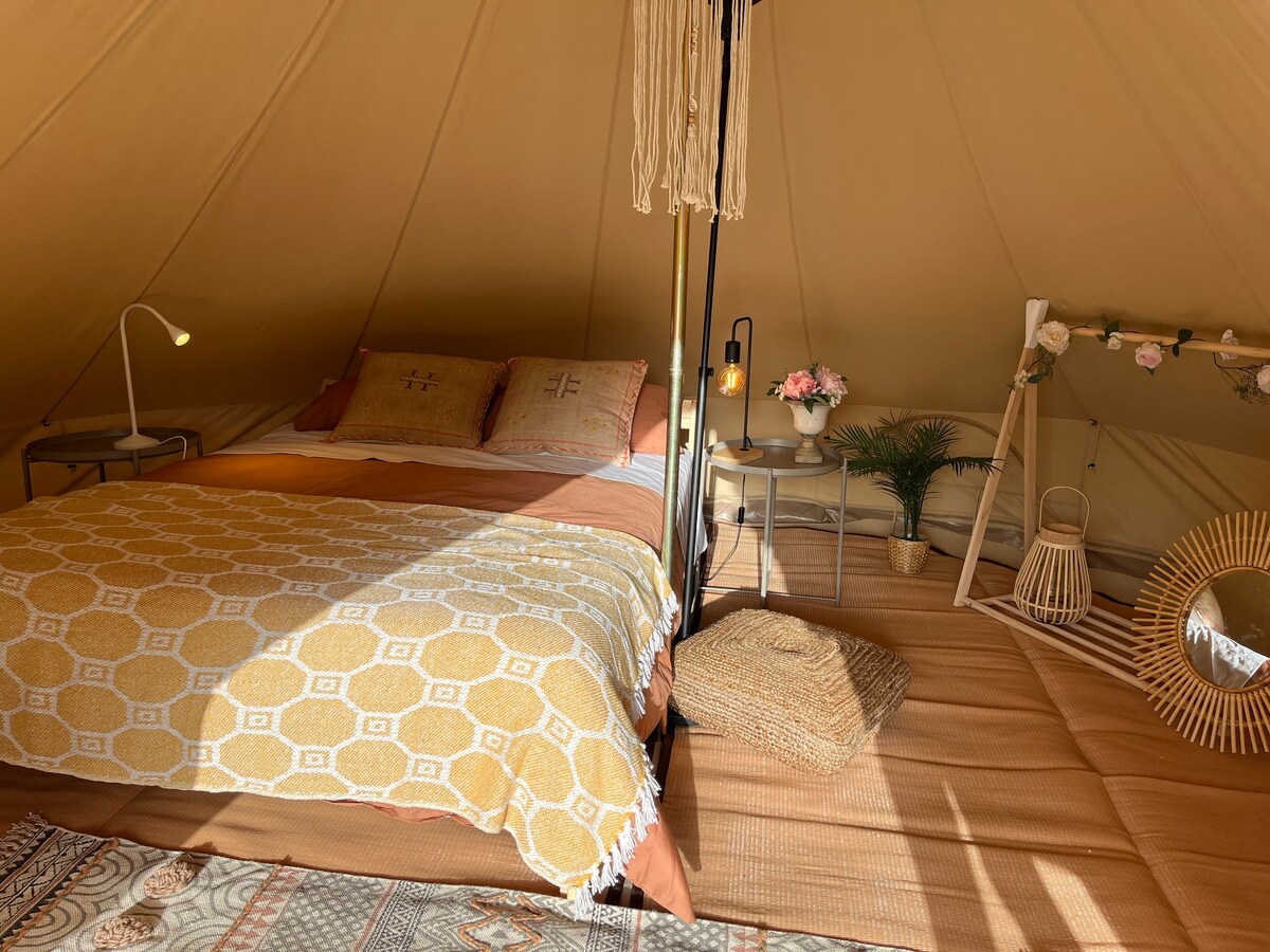 Glamping4 LaMimosa. Acogedora tienda cerca del mar