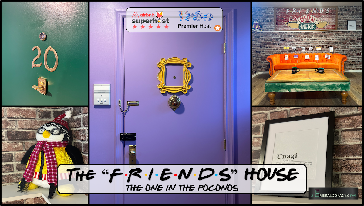 Dog Friendly! Hot Tub! Renovated! “Friends” Theme!