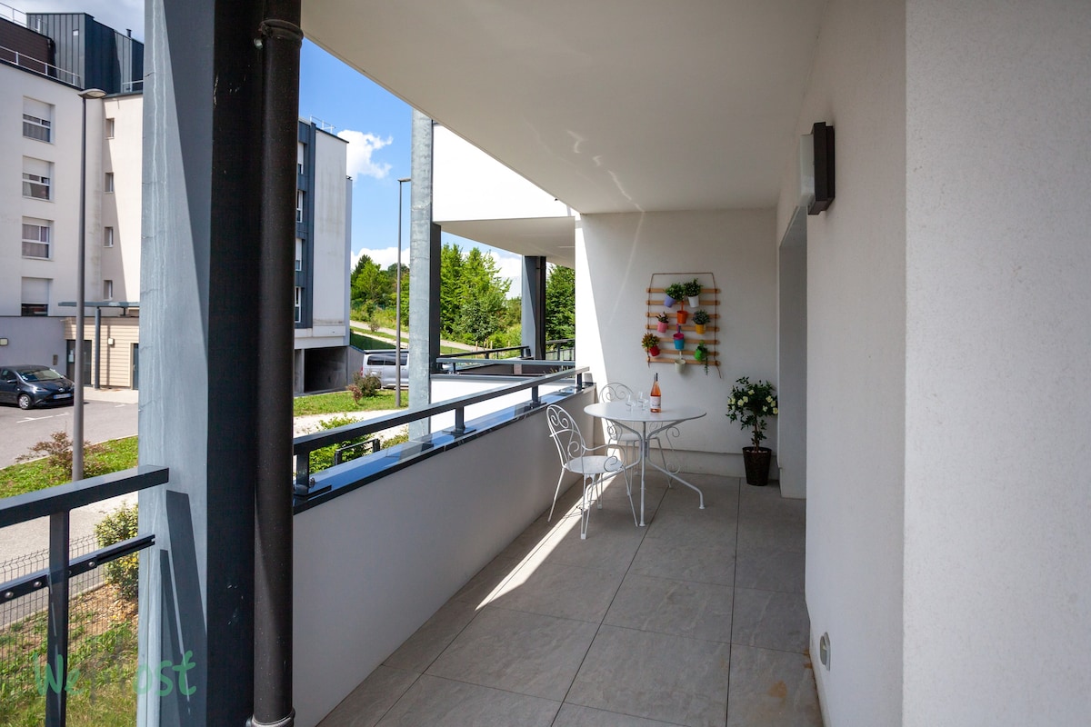 T2 moderne avec terrasse - quartier calme