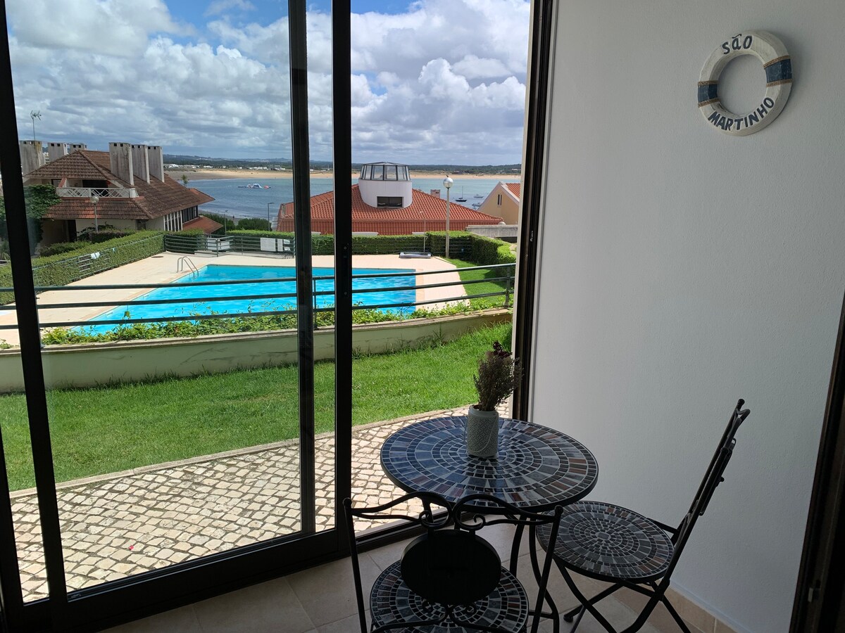 海滩前的Casa na onda-Sonho da Baia T2海景