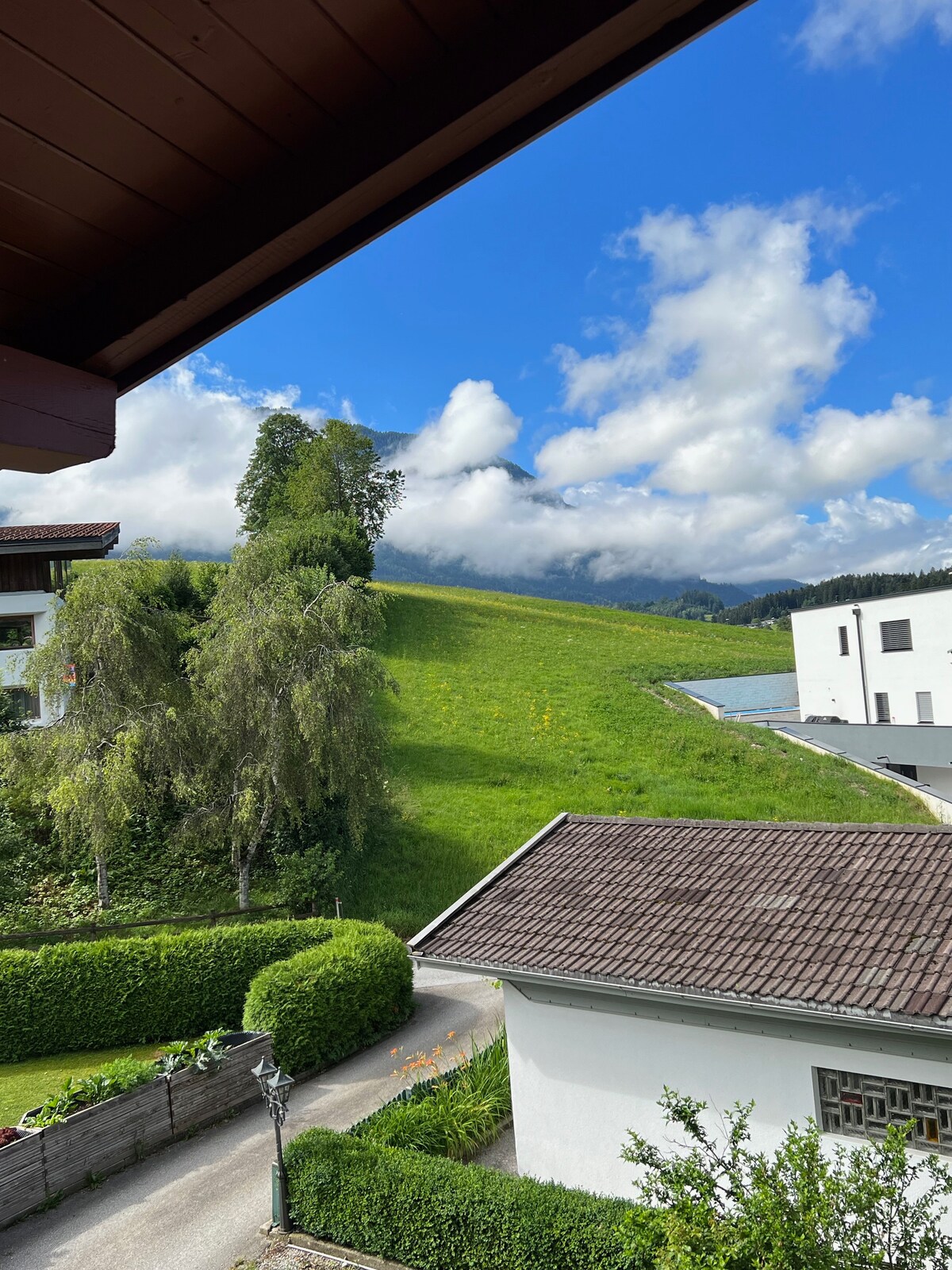 奥地利阿尔卑斯山风景如画的1卧室单间公寓