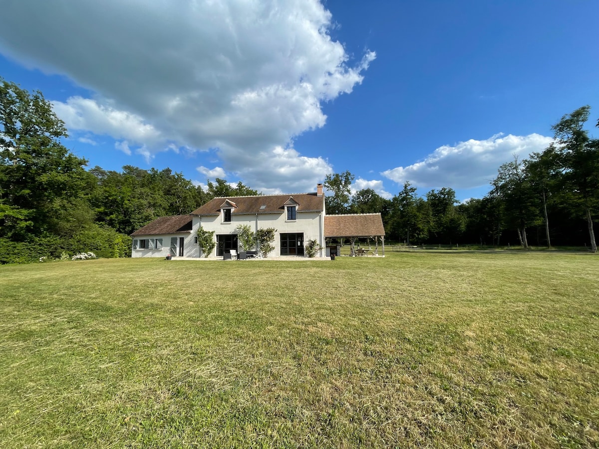 Maison de campagne avec cheminée / lieu insolite