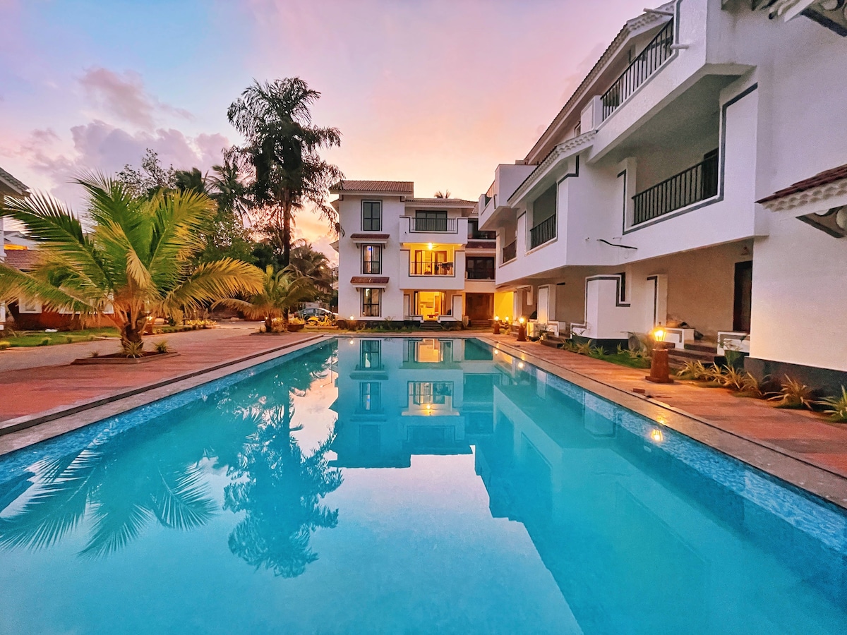 2BHK Poolfront Apartment | Fresca Door