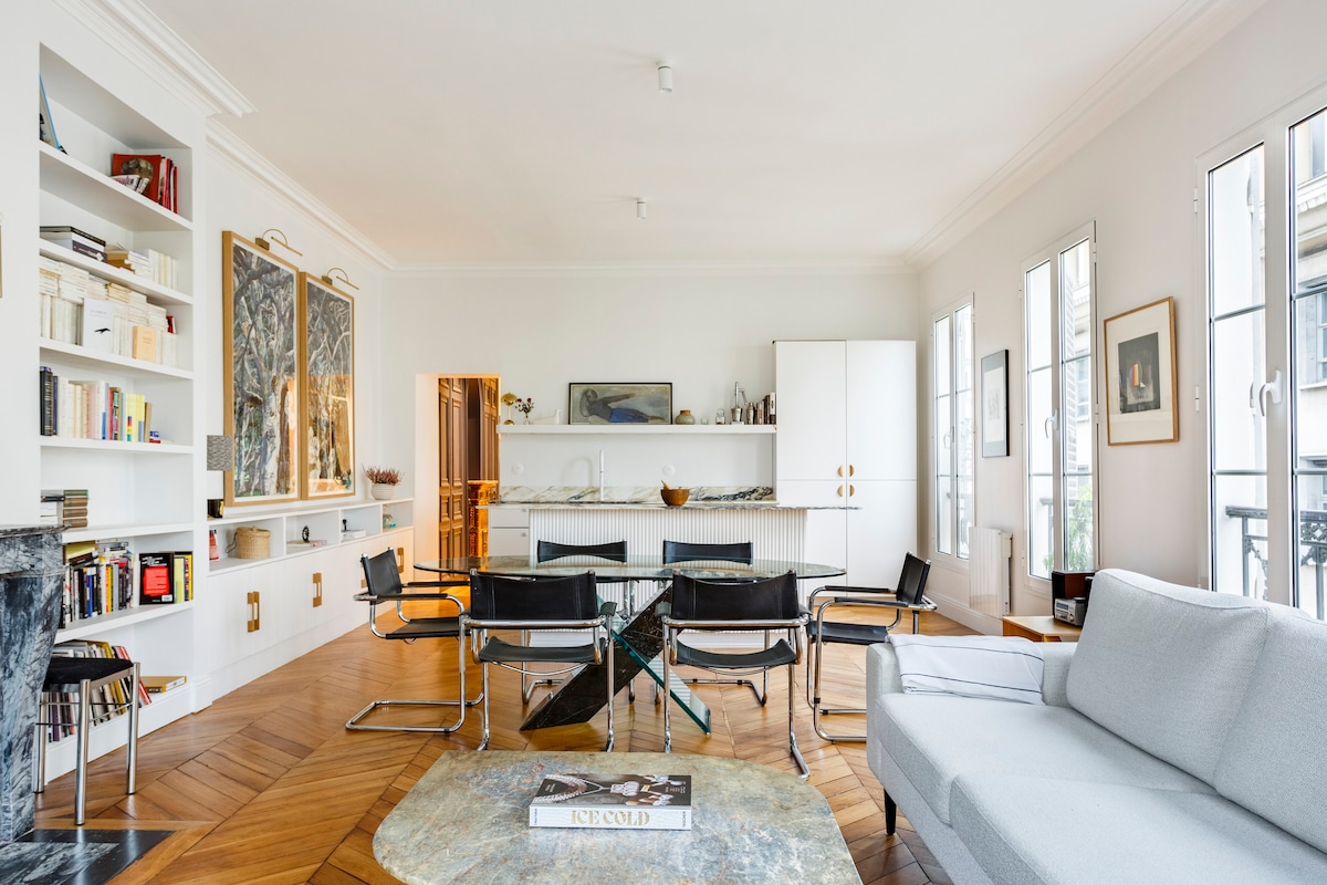 梦想巴黎-豪华设计2卧室公寓