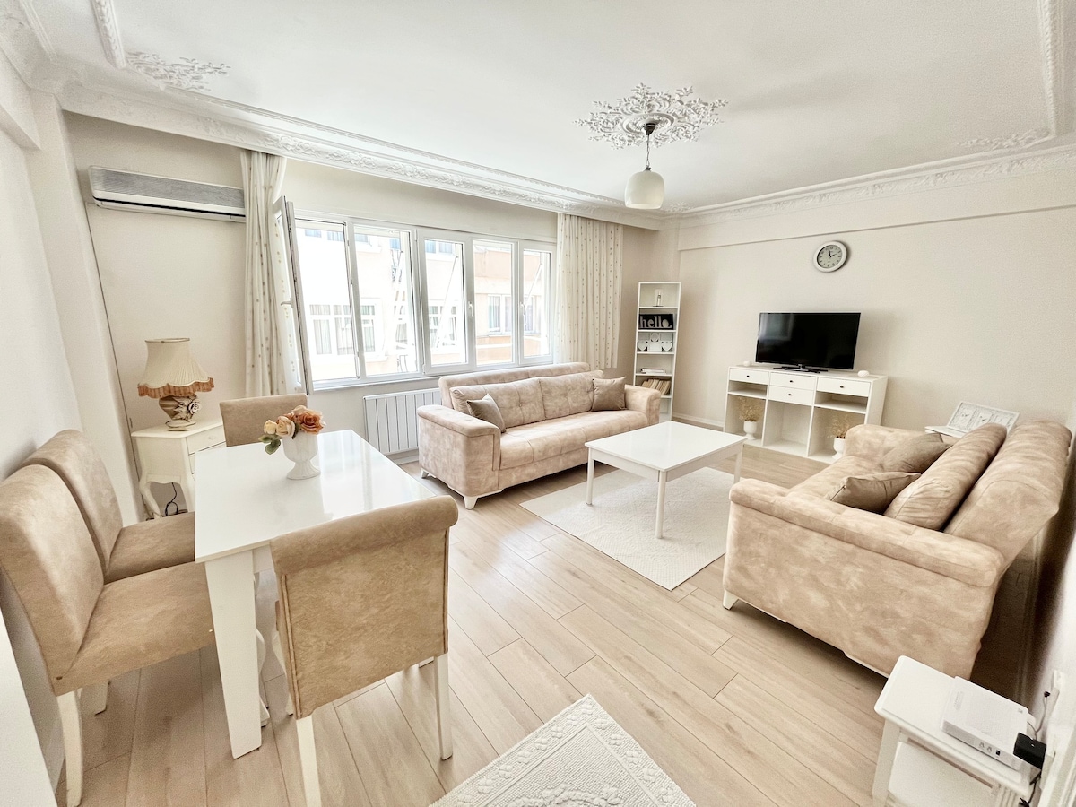 伊斯坦布尔市中心舒适宽敞的2卧室公寓