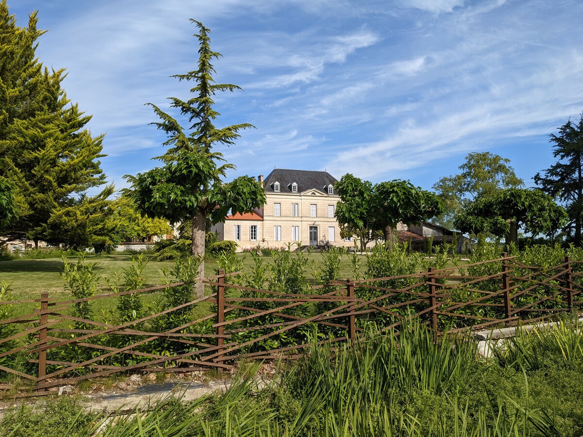 Chateau apartment nestled in the Cognac vines