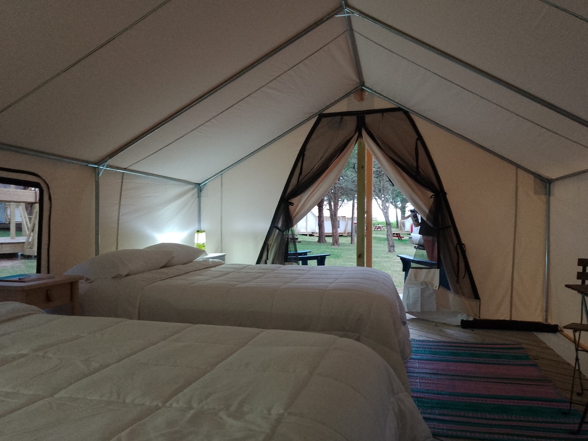 Safari Tent Glamping, D30-CedarPt, East Hampton, NY