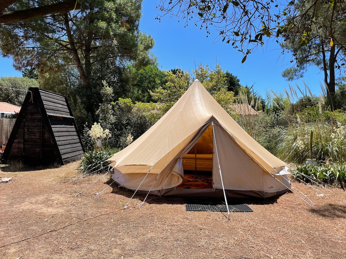 canyon beach tipi glamping~coffee~surf