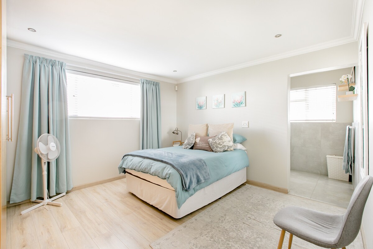 Welcoming bedroom in shared house