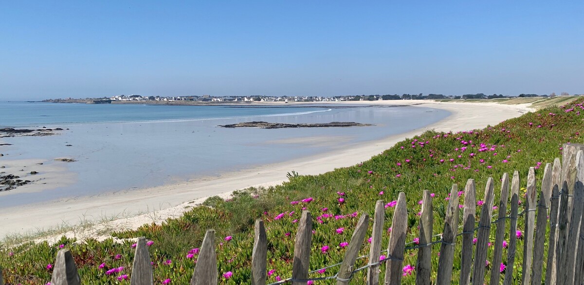 布列塔尼别墅（ Breton House ）距离海滩100米，可欣赏海景！