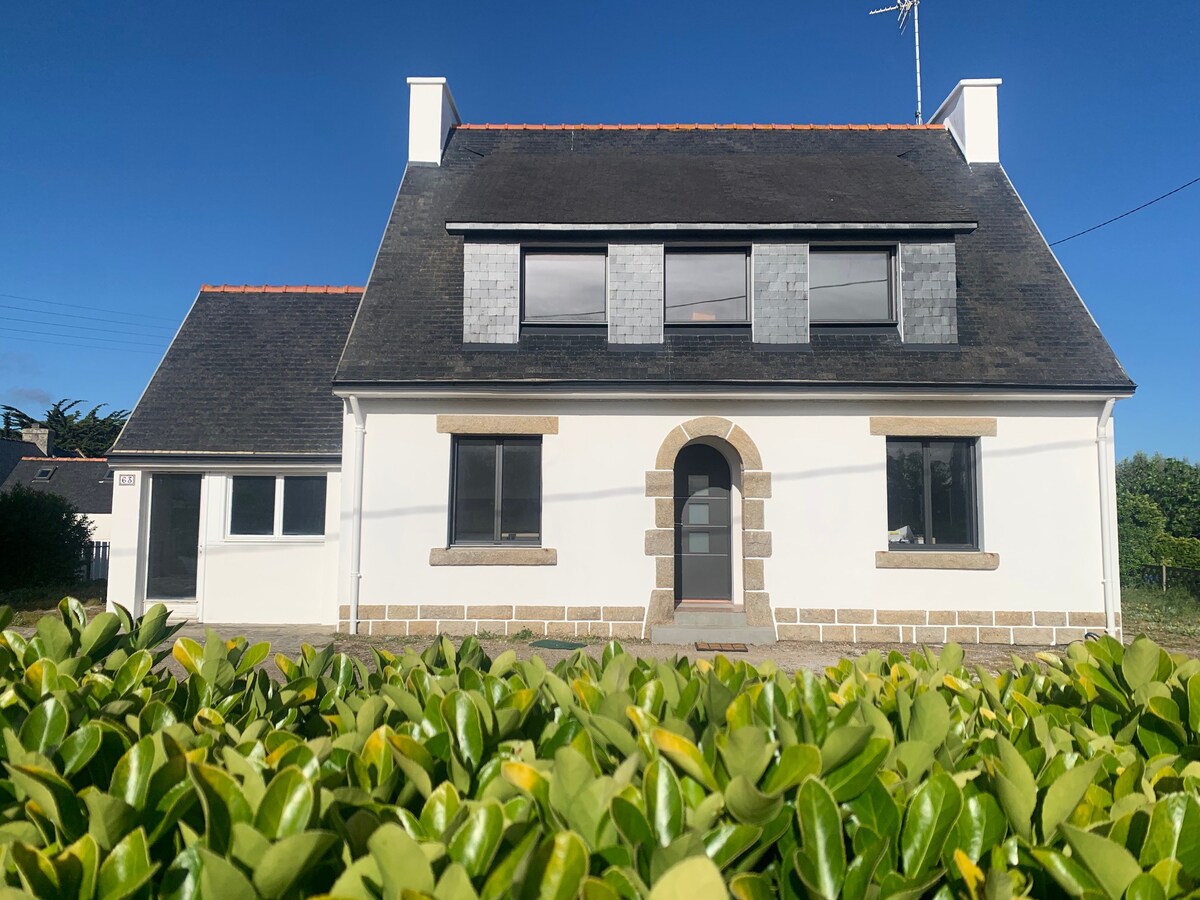 布列塔尼别墅（ Breton House ）距离海滩100米，可欣赏海景！