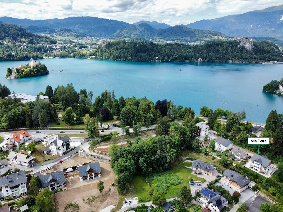 Vila Petra -布莱德湖（ Lake Bled ）的4人家庭公寓