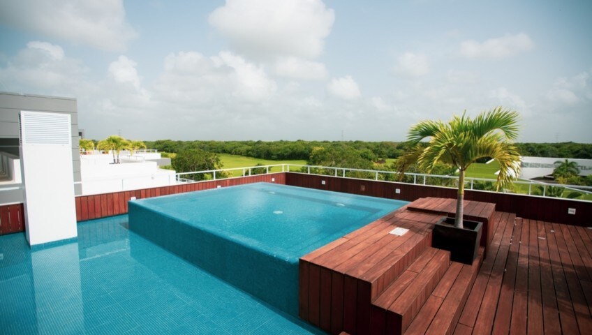里维埃拉玛雅豪华房源：屋顶泳池和迷人景观