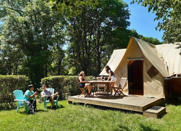 Tente Lodge avec salle de bain