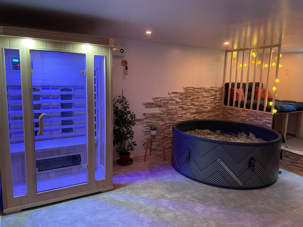 Maison avec jacuzzi et sauna privatif