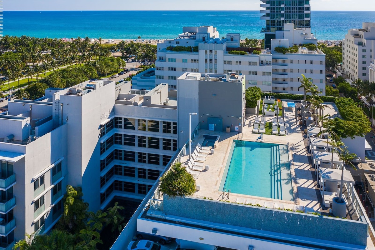 迈阿密海滩（ Getaway Miami Beach ） 1卧室阳台@ 4星级酒店