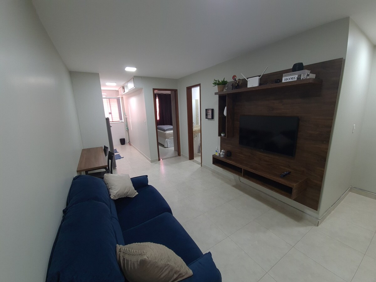 Apartamento aconchegante, amplo e funcional.