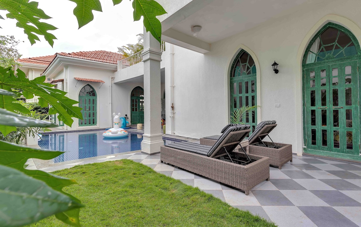 Casa Mia : Luxury 4BHK Villa + Pvt Pool Assagao