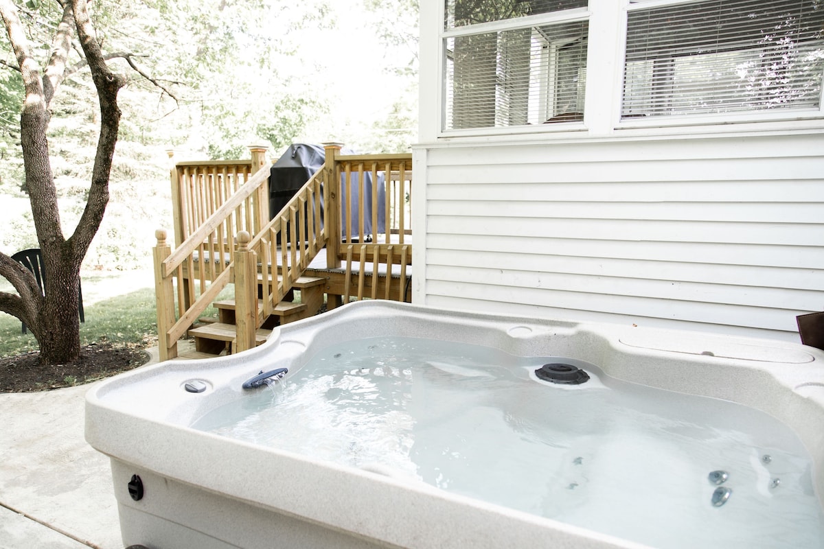 Hot tub haven!