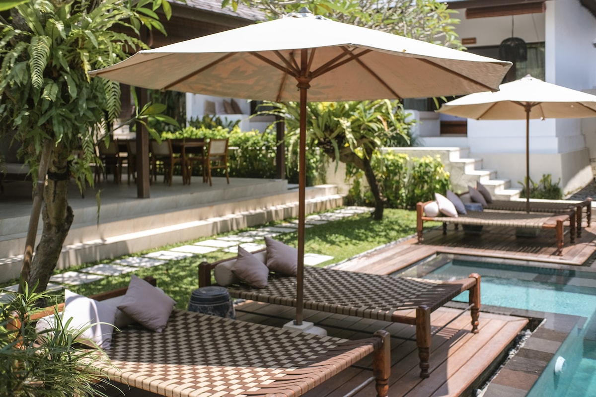 Aram Residence Canggu ： 5卧别墅，带私人泳池