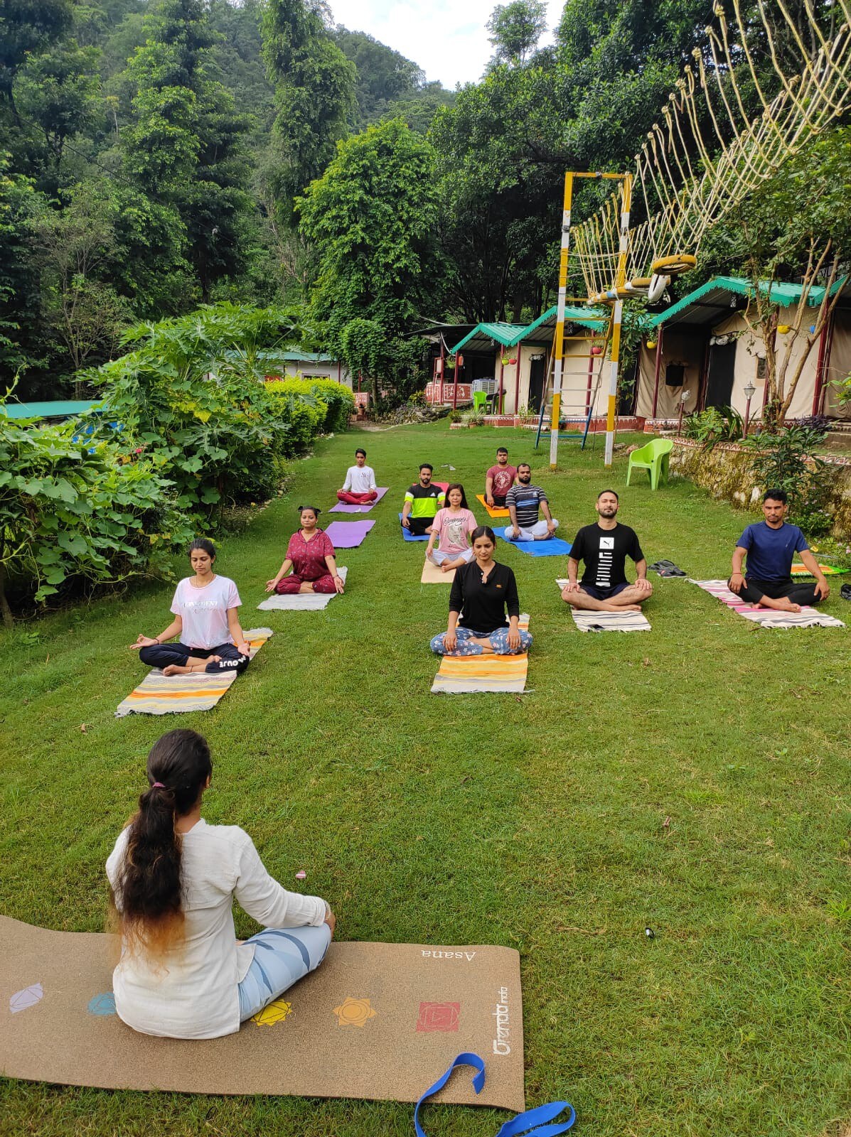 露营瀑布/泳池/所有餐点--Rishikesh